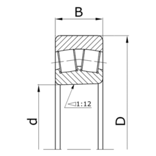 Підшипник 22222CCKW33C3 (30-153522H) (WBF)