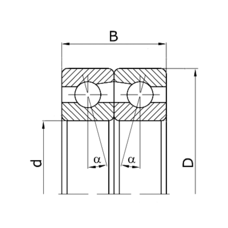 Подшипник 7340B.DF  (366340) (WBF)