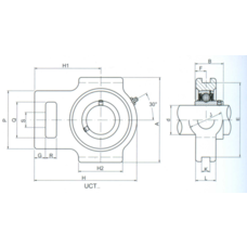 Підшипник UCT209 (WBW)