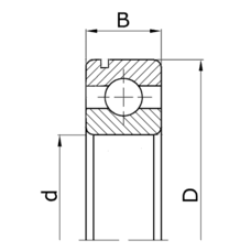 Підшипник 6015N (50115) (ZVL)