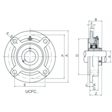 Підшипник UCFC209 (WBW)
