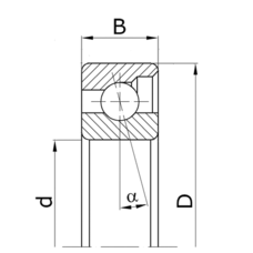 Підшипник 7311B (66311) (WBF)