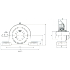 Підшипник UCP204